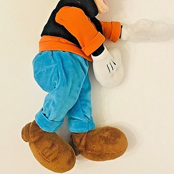 Disney Store Goofy Plush Stuffed Toy Classic Outfit Character Doll Hat 18” - Picture 11 of 16